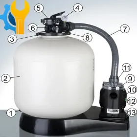 Gre Pool Fidji 500x350x120 KIT510ECO